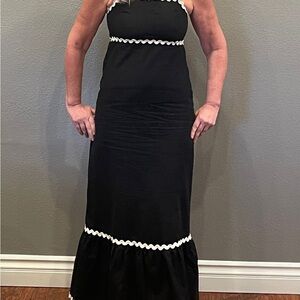 Sincerely Jules Black and White Maxi Dress